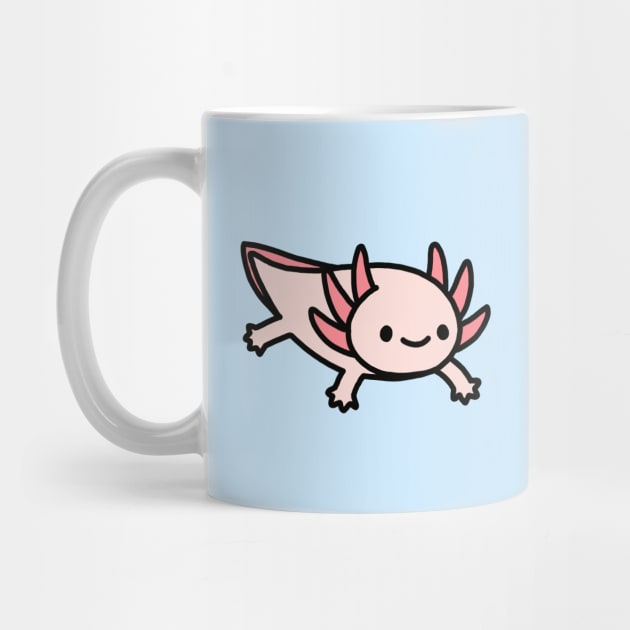 Axolotl by littlemandyart